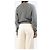 Chloé Grauer Rippstrick-Pullover mit Herz - size S - Ansicht 2