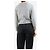 Céline Pull court en cachemire gris - size M - vue 2
