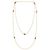 Autre Marque Collar de hoja de roble woodland dorado