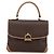 Céline CELINE Sac à main Macadam PVC Cuir Marron Ton Or - vue 2