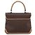 Céline CELINE Sac à main Macadam PVC Cuir Marron Ton Or - vue 3