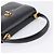 GUCCI Hand Bag Leather Black Gold Tone - vista 7