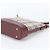 Borsa a tracolla Burberry Nova Check in pelle e tela Rosso Beige Bordò - vista 4