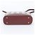 Borsa a tracolla Burberry Nova Check in pelle e tela Rosso Beige Bordò - vista 6