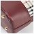 Borsa a tracolla Burberry Nova Check in pelle e tela Rosso Beige Bordò - vista 9