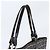 Fendi Zucchino Shopper aus Leder und Canvas Beige Marineblau - Ansicht 2