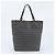 Fendi Zucchino Shopper aus Leder und Canvas Beige Marineblau - Ansicht 3