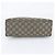 Borsa tote Gucci Bamboo GG in nylon e pelle Beige - vista 5