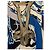 Emilio Pucci Vestido Maxi Estampado de Manga Comprida Branco Azul Cinza Azul escuro - vista 2