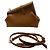 Borsa Fendi Peekaboo in pelle marrone