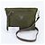Bolsa de Ombro Prada em Nylon Tessuto e Couro Verde Caqui
