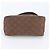 Borsa a tracolla Gucci in tela GG e pelle Marrone - vista 5