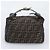 Borsa a mano Fendi Zucca Mini Pouch Beige Blu navy - vista 3