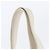 Borsa a tracolla Chanel in pelle Caviar Bianco - vista 2