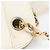 Borsa a tracolla Chanel in pelle Caviar Bianco - vista 8
