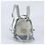Mochila y bolso de hombro Prada de nylon Tessuto con logotipo triangular Azul - vista 3