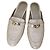 Hermès Beige Leather Mules