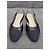 Chanel Slingback basse in pelle e tessuto nero - vista 17