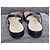 Chanel Slingback basse in pelle e tessuto nero - vista 6