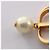 Collana Christian Dior CD Logo Bianco D'oro - vista 5