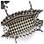 Christian Dior Dior Book Tote Medium Houndstooth Tasche Schwarz Weiß - Ansicht 3