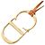 Christian Dior Dior CD Logo Halskette Braun Golden