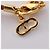 Christian Dior Dior CD Logo Halskette Braun Golden - Ansicht 5