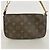 Borsa Louis Vuitton Monogram Pochette Accessoires Marrone - vista 9