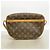 Borsa a tracolla Louis Vuitton Monogram Jeune Fille MM Marrone - vista 12