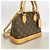 Sac à main Louis Vuitton Alma BB Monogram Marron - vue 2