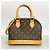 Sac à main Louis Vuitton Alma BB Monogram Marron - vue 9