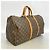 Sac Louis Vuitton Boston Monogram Keepall 50 Marron - vue 2