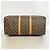 Sac Louis Vuitton Boston Monogram Keepall 50 Marron - vue 3