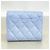 Chanel Light Blue Tri-fold Geldbörse Hellblau - Ansicht 5