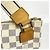 Louis Vuitton Damier Azur Pochette Bosphore Shoulder Bag Bianco - vista 8