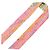 Hermès Twilly Pantin City Ribbon Scarf Rosa Multicolore - vista 3