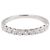 Autre Marque Anello Tiffany & Co. Forever Band in platino con diamanti Argento - vista 2