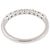 Autre Marque Anello Tiffany & Co. Forever Band in platino con diamanti Argento - vista 3