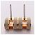 Hermès Orecchini Hermes Mini Pop H Stud Earrings Beige D'oro - vista 6