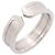 Cartier C2 Bandring aus 18K Weißgold Silber