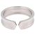Cartier C2 Bandring aus 18K Weißgold Silber - Ansicht 2