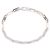 Pulseira Cartier Fidelity com pingente de coração e chave Prata