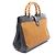 mala 2-Way Gucci GG Marmont Bamboo Marrom Azul marinho - vista 2