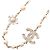 Collar Chanel B20V Coco Mark Blanco Dorado