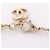 Collar Chanel B20V Coco Mark Blanco Dorado - vista 4