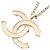 Chanel B24P Coco Mark Icon Motif Halskette Schwarz Pink Golden - Ansicht 2