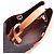 Borsa a mano 2-Way Tod's T-Timeless Micro Marrone - vista 3