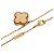 Collana Van Cleef & Arpels Vintage Alhambra in rodonite e diamanti - vista 2