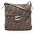 Borsa a tracolla Fendi Zucca Marrone Nero