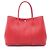 Hermès Hermes Garden Party PM Rouge Piment Tote Bag Rot